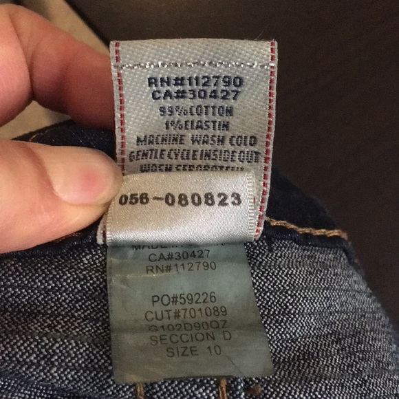 True Religion vintage wash blue jeans in size 10 - Picture 16 of 16